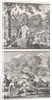 Adam and Eve in paradise, Abel beaten by Cain by Jan Luyken