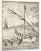 Fight at a Malaysian canoe in the Bay of Siam, Thailand by Abraham de Hondt