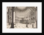 Interior of the Holy Sepulchre in Jerusalem Israel by Jan Luyken