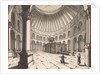 Interior of the Holy Sepulchre in Jerusalem Israel by Jan Luyken