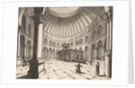 Interior of the Holy Sepulchre in Jerusalem Israel by Jan Luyken
