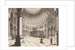 Interior of the Holy Sepulchre in Jerusalem Israel by Jan Luyken