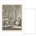 Marquis Giovanni Monaldeschi murdered in the palace of Fontainebleau, 1657 by Jan Claesz ten Hoorn