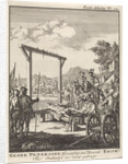 Georg Petersson, favorite of King Erick is broken on the wheel, 1517 by Jan Claesz ten Hoorn