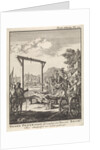 Georg Petersson, favorite of King Erick is broken on the wheel, 1517 by Jan Claesz ten Hoorn