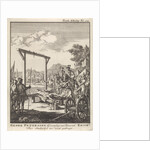 Georg Petersson, favorite of King Erick is broken on the wheel, 1517 by Jan Claesz ten Hoorn