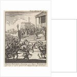 Sejanus, prefect under the emperor Tiberius, is beaten and strangled, 31 BC by Jan Claesz ten Hoorn