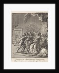 James I of Scotland is killed by traitors cruelly, 1437 by Jan Claesz ten Hoorn