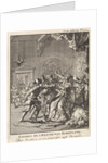 James I of Scotland is killed by traitors cruelly, 1437 by Jan Claesz ten Hoorn