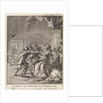 James I of Scotland is killed by traitors cruelly, 1437 by Jan Claesz ten Hoorn