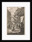 Fight of Don Clarazel with farmers in the village Uxel by Nathanael Holbeex