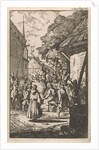 Fight of Don Clarazel with farmers in the village Uxel by Nathanael Holbeex