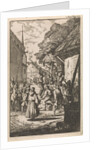 Fight of Don Clarazel with farmers in the village Uxel by Nathanael Holbeex