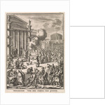 Sacrificial Ceremony before the Temple of Jupiter in Rome, Italy by Willem van de Water