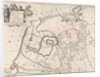 Historical map of Netherlands with the areas of the Batavians and Frisians V by Henricus Wetstein