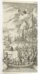 Meeting between the ships of Radirobanes and Meleander by Jan Claesz ten Hoorn