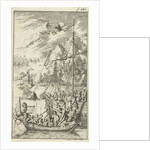 Meeting between the ships of Radirobanes and Meleander by Jan Claesz ten Hoorn