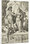 Queen and a Roman soldier by Jan Claesz ten Hoorn