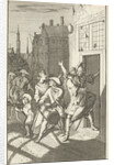 Rosamire kidnapped by Clitander by Pieter van Rijschooten