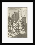Rosamire kidnapped by Clitander by Pieter van Rijschooten