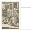 Mirandor's master, the innkeeper, in turning cage by Pieter van Rijschooten
