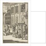 Mirandor's master, the innkeeper, in turning cage by Pieter van Rijschooten