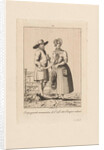 Man and woman in costume from Kampereiland, Carl Cristiaan Fuchs by Harmanus Langerveld