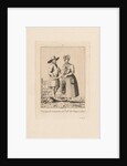Man and woman in costume from Kampereiland, Carl Cristiaan Fuchs by Harmanus Langerveld