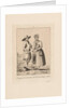 Man and woman in costume from Kampereiland, Carl Cristiaan Fuchs by Harmanus Langerveld