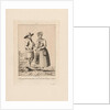 Man and woman in costume from Kampereiland, Carl Cristiaan Fuchs by Harmanus Langerveld
