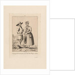 Man and woman in costume from Kampereiland, Carl Cristiaan Fuchs by Harmanus Langerveld
