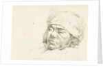 Portrait of the painter Francis Andreas Milatz on his deathbed by Hermanus van Brussel