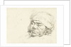 Portrait of the painter Francis Andreas Milatz on his deathbed by Hermanus van Brussel