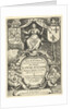 Louise Juliana of Orange-Nassau enthroned under canopy by Joannes Maire