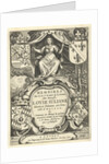 Louise Juliana of Orange-Nassau enthroned under canopy by Joannes Maire