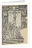 Christ on the cross with St. Francis and the final judgment by Anonymous