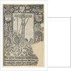 Christ on the cross with St. Francis and the final judgment by Anonymous