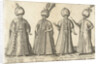 Dress of Ottoman dignitaries around 1580 by Joos de Bosscher