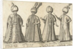 Dress of Ottoman dignitaries around 1580 by Joos de Bosscher
