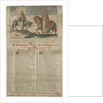 Christ on the donkey, the Pope on a horse by Jan van der Heyden II