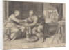 Esau sells his birthright to Jacob William Isaacsz. van Swanenburg by Johannes Janssonius