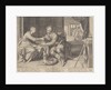 Esau sells his birthright to Jacob William Isaacsz. van Swanenburg by Johannes Janssonius