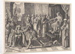 King Ninus sentenced to death by Pieter Serwouters
