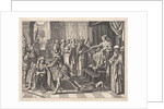King Ninus sentenced to death by Pieter Serwouters