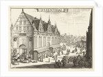 View of the Vleeshal Haarlem by Romeyn de Hooghe