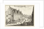View of the Vleeshal Haarlem by Romeyn de Hooghe