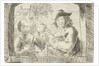 Rommelpot, a friction drum player and two children in a niche by Simon Klapmuts