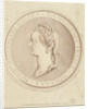 Portrait of Marie Antoinette, Dauphine of France, in bas-relief on the medallion by Gilles Demarteau