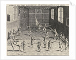 Fencing School of the University of Leiden by Claes Jansz. Visscher II