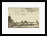 Harbour View of the Old Hooft Rotterdam by Hendrik Kobell